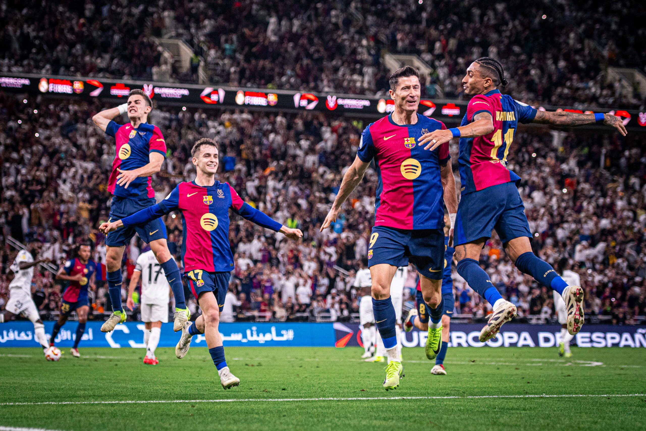 Barcelona aplasta al Real Madrid y se corona campeón de la Supercopa de ...